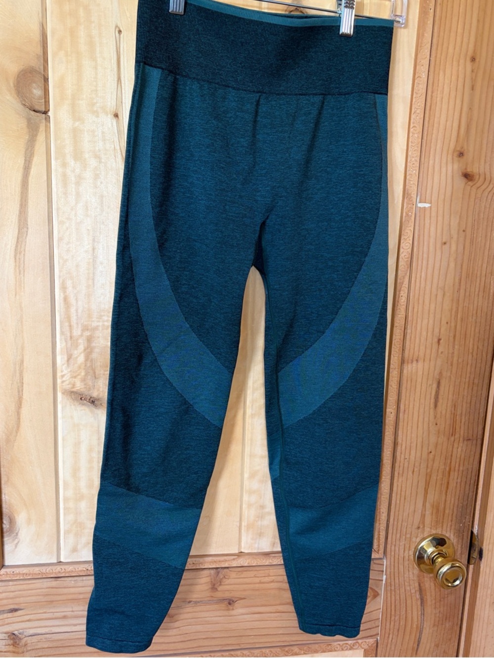 Victoria's Secret Women’s Hunter Green Colorblock Leggings